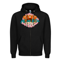Black Just Here For The Pie Zipper Hoodie - LillyAllenDesigns