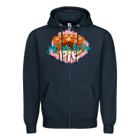 Navy Just Here For The Pie Zipper Hoodie - LillyAllenDesigns