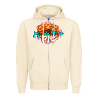 Sandshell Just Here For The Pie Zipper Hoodie - LillyAllenDesigns