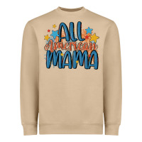 Mushroom all american mama Heavyweight Sweatshirt - MaliasSmallBusiness