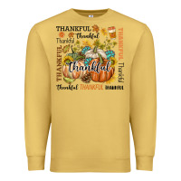 Antique Gold Thankful Premium Sweatshirt - texasbilliewilder