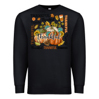 Black Thankful Premium Sweatshirt - texasbilliewilder
