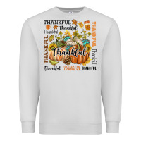 Dove Grey Thankful Premium Sweatshirt - texasbilliewilder