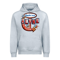 Heather Grey Leave me alone anti Valentine's Day Urban Hoodie - FaDigitalArtStudio