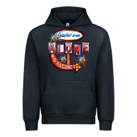 Navy Leave me alone anti Valentine's Day Urban Hoodie - FaDigitalArtStudio