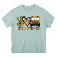 Arona peace love bus Heavy Core Tee - CowhideDigitalArt