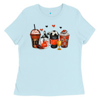 Baby Blue soccer coffee cups Ladies Tee - Zillion Design Studio
