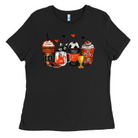 Black soccer coffee cups Ladies Tee - Zillion Design Studio