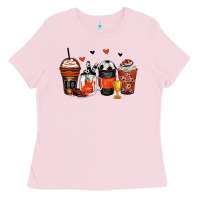 Bubblegum Pink soccer coffee cups Ladies Tee - Zillion Design Studio
