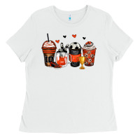 White soccer coffee cups Ladies Tee - Zillion Design Studio