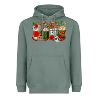 Sage Hispanic Heritage Month Coffee Cups Heavyweight Hoodie - texasbilliewilder