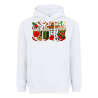 White Hispanic Heritage Month Coffee Cups Heavyweight Hoodie - texasbilliewilder