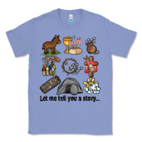 Colony Blue let me tell you a story Classic Tee - MaliasSmallBusiness