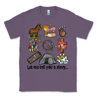 Lavender let me tell you a story Classic Tee - MaliasSmallBusiness
