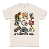 Natural let me tell you a story Classic Tee - MaliasSmallBusiness