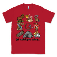 Red let me tell you a story Classic Tee - MaliasSmallBusiness