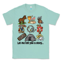 Seafoam let me tell you a story Classic Tee - MaliasSmallBusiness