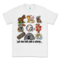 White let me tell you a story Classic Tee - MaliasSmallBusiness