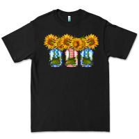 Black american sunflower mason jar Premium Tee - HRA Design Shop