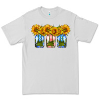 Dove Grey american sunflower mason jar Premium Tee - HRA Design Shop