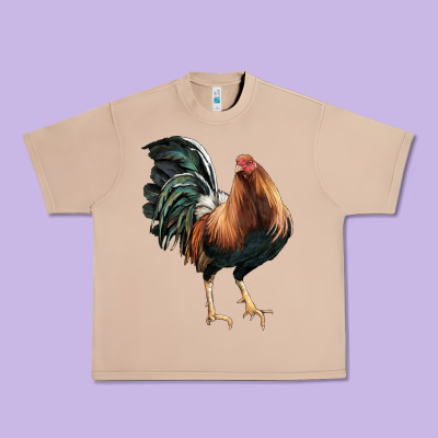 American Game Rooster Urban Heavy Tee Designed By Lillyallendesigns