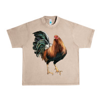 French Oak American Game Rooster Urban Heavy Tee - LillyAllenDesigns