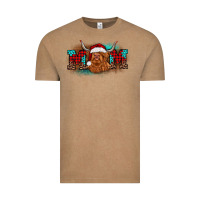 Vintage Coffee christmas mom highland cow Vintage Tee - BarkalooDesign