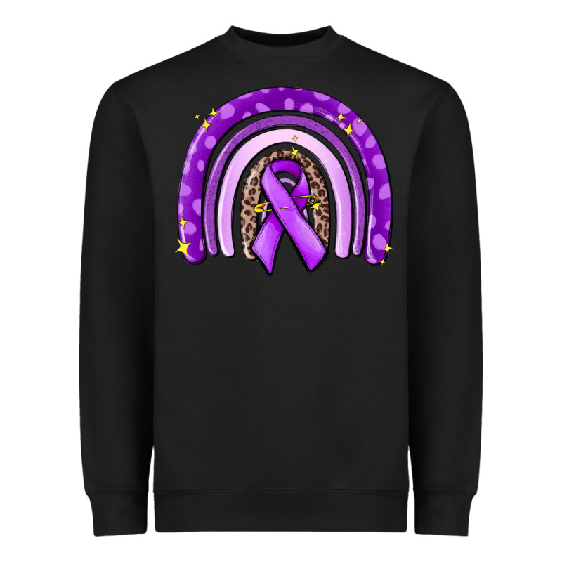 Awerenes Ribbon  Rainbow Heavyweight Sweatshirt by MaliasSmallBusiness | Teevron