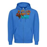 True Royal It's All About The Ball Zipper Hoodie - LillyAllenDesigns
