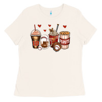 Bone baseball coffee cups Ladies Tee - Zillion Design Studio