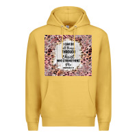 I Can Do All Things With Leopard And Glitter Premium Hoodie | Teevron