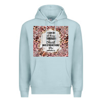 Blue Mist i can do all things with leopard and glitter Premium Hoodie - TumblerDesignByShophia