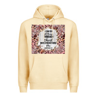 Pina Colada i can do all things with leopard and glitter Premium Hoodie - TumblerDesignByShophia