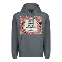 Rock i can do all things with leopard and glitter Premium Hoodie - TumblerDesignByShophia