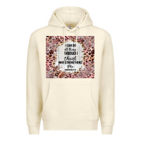 Sandshell i can do all things with leopard and glitter Premium Hoodie - TumblerDesignByShophia