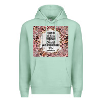 Seafoam i can do all things with leopard and glitter Premium Hoodie - TumblerDesignByShophia