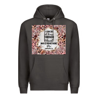 Smoke i can do all things with leopard and glitter Premium Hoodie - TumblerDesignByShophia
