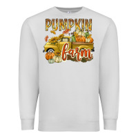 Dove Grey Pumpkin farm with truck Premium Sweatshirt - texasbilliewilder