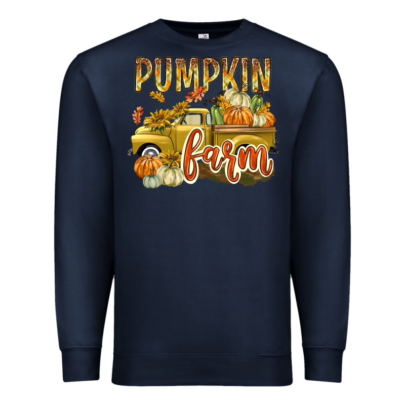 Pumpkin Farm With Truck Premium Sweatshirt by texasbilliewilder | Teevron