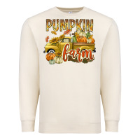 Sandshell Pumpkin farm with truck Premium Sweatshirt - texasbilliewilder