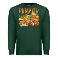 Sports Green Pumpkin farm with truck Premium Sweatshirt - texasbilliewilder