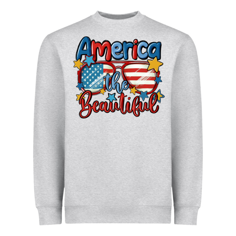 America The Beautiful Heavyweight Sweatshirt by MaliasSmallBusiness | Teevron