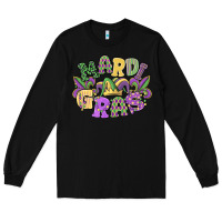 Black mardi gras Long Sleeve Tee - MaliasSmallBusiness