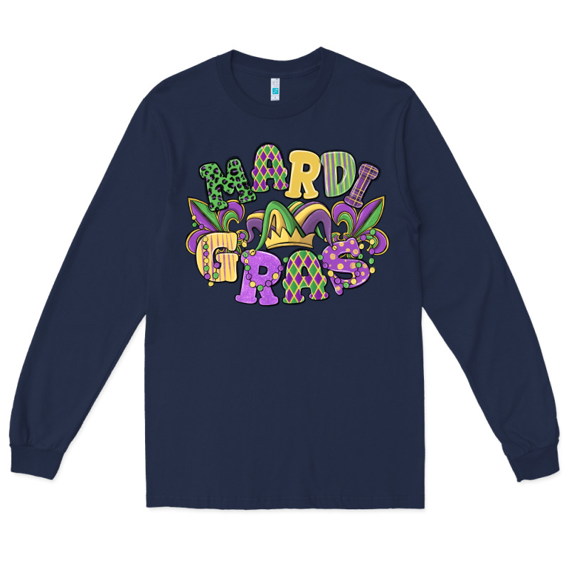 Mardi Gras Long Sleeve Tee by MaliasSmallBusiness | Teevron