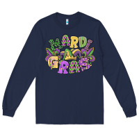 Navy mardi gras Long Sleeve Tee - MaliasSmallBusiness