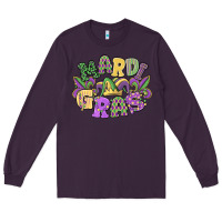 Plum mardi gras Long Sleeve Tee - MaliasSmallBusiness