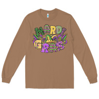 Toasted Coconut mardi gras Long Sleeve Tee - MaliasSmallBusiness