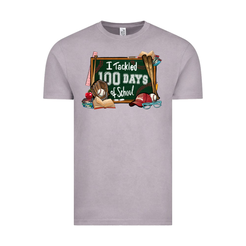 I Tacked 100 Days School Baseball Vintage Tee by NancyCooperArtShop | Teevron