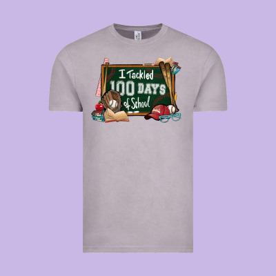 I Tacked 100 Days School Baseball Vintage Tee Designed By Nancycooperartshop
