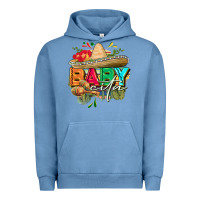 Pigment Pebble Blue Babycita Urban Hoodie - FaDigitalArtStudio